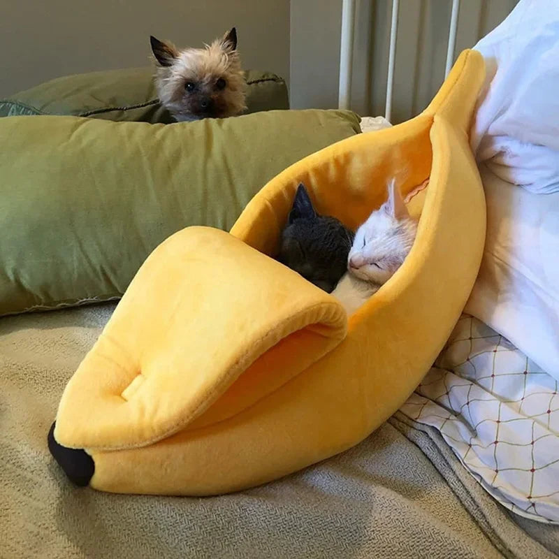 Casinha para seu Pet com Formato De Banana ,saco de dormir quente