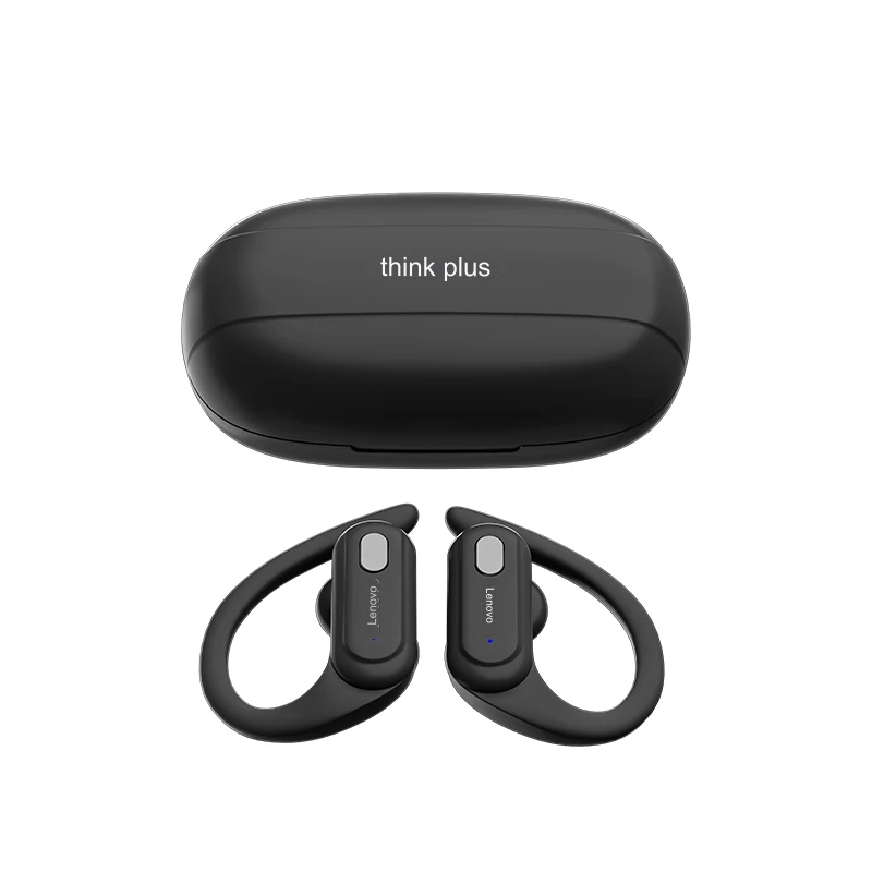 XT60 True Wireless Fones de ouvido Bluetooth 5.3, controle de botão, redução de ruído Earhooks, impermeável com microfone Headset